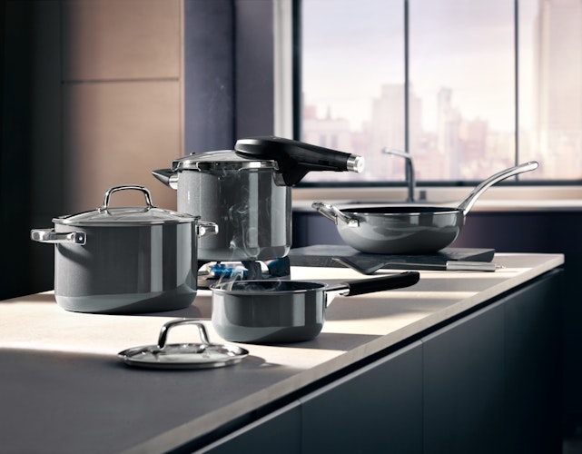 WMF Schnelltopf Fusiontec Perfect Premium 6,5 l Platinum