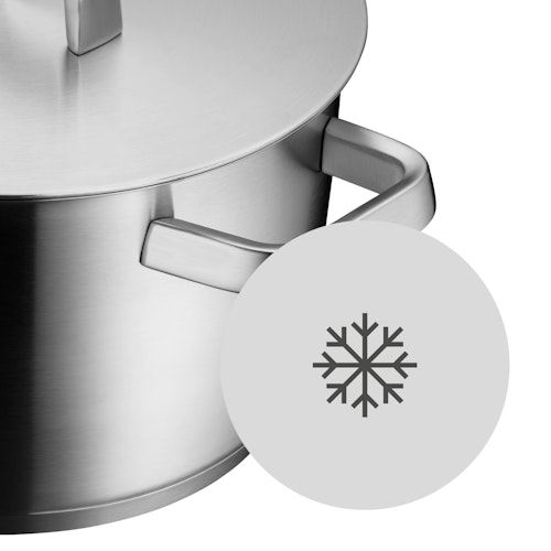 WMF Iconic Kochgeschirr-Set 2-teilig 1x Fleischtopf 22cm, 1x Stielkasserolle