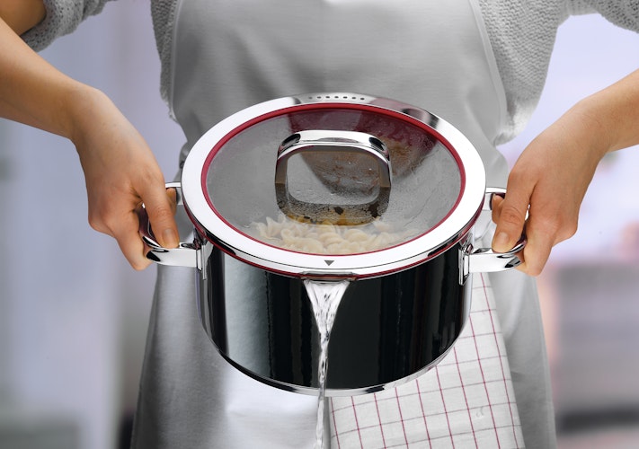 WMF Fusiontec Functional Bratentopf mit Glasdeckel, 20 cm, Black