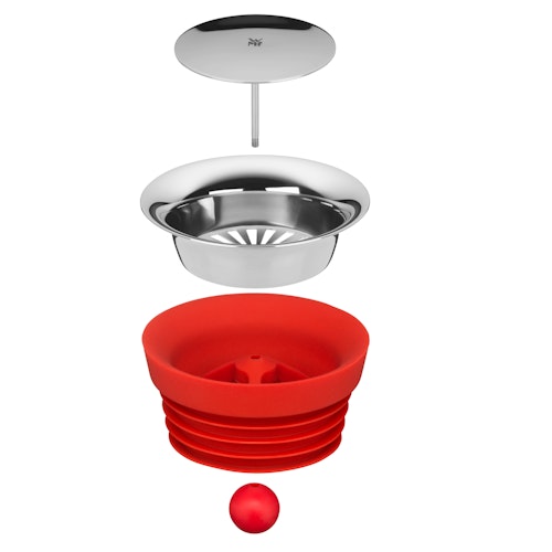 WMF basic Wasserkaraffe Rot, 1 l