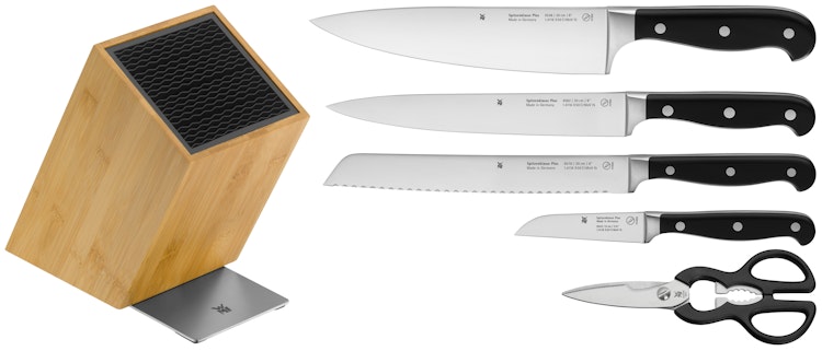 WMF Spitzenklasse Plus Flex Tec Messerblock bestückt 6-teilig