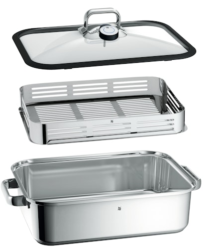 WMF Vitalis Aroma-Dampfgarer 6,5 l mit Spargelzange