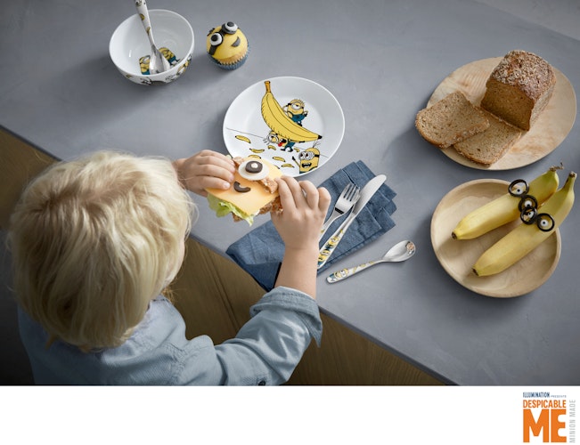 WMF Kinderbesteck 4-teilig MINIONS
