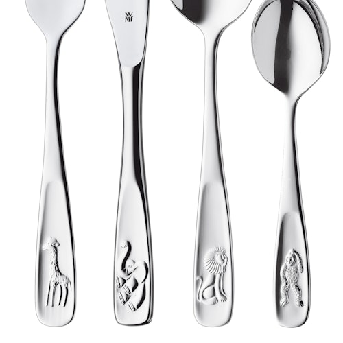 WMF Kinderbesteck-Set 4-teilig Tiere