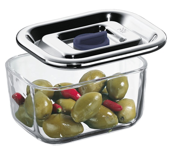 WMF Frischhalte- und Serviersystem-Set 3-teilig Top Serve mit Abtropfgitte