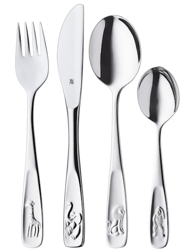 WMF Kinderbesteck-Set 4-teilig Tiere