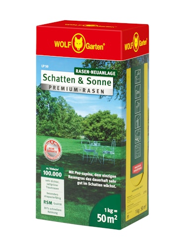 WOLF-Garten LP 50 PREMIUM-RASEN SCHATTEN & SONNE