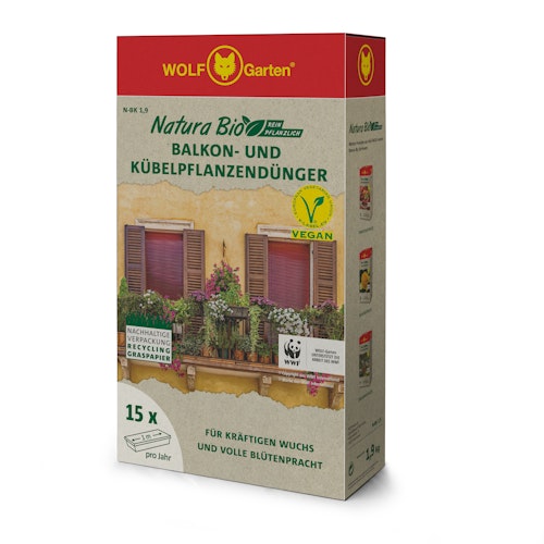 WOLF-Garten - Natura Bio Balkon- und Kübelpflanzendünger N-BK 1,9