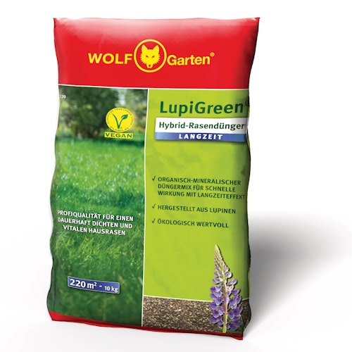 WOLF-Garten LU-L 220 D/A LupiGreen® HYBRID-RASENDÜNGER LANGZEIT