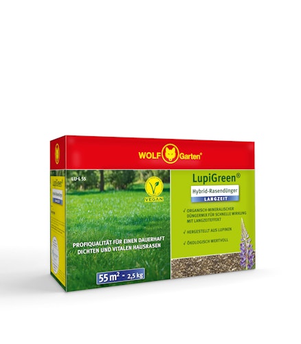 WOLF-Garten LU-L 55 D/A LupiGreen® HYBRID-RASENDÜNGER LANGZEIT