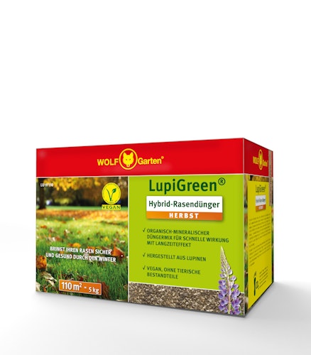 WOLF-Garten LU-H 110 D/A LupiGreen® HYBRID-RASENDÜNGER HERBST