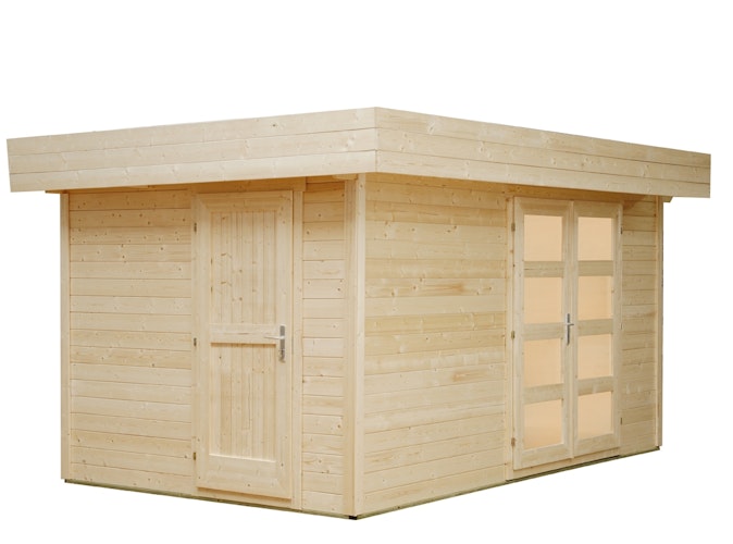 Wolff Finnhaus Gartenhaus Pulti Varianta 40 2-Raum