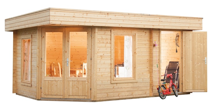 Wolff Finnhaus Gartenhaus 5-Eckhaus Maja 40-B / 2-Raum