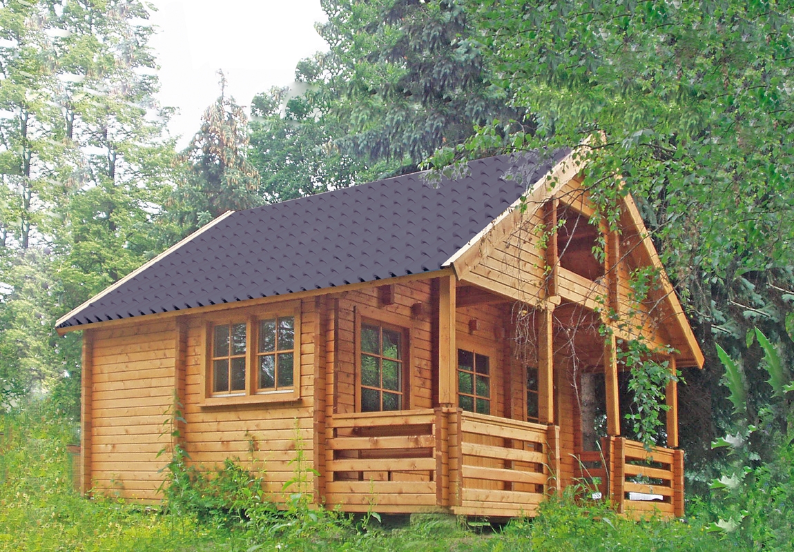 Vorschaubild Galerie Wolff Finnhaus Gartenhaus Ferienhaus Sauerland A inkl. gratis Fundamentanker/Pads