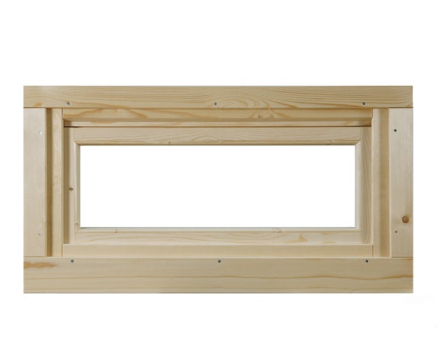Wolff Finnhaus Kipp-Fenster 28/40 mm zum Öffnen (Milchglas)