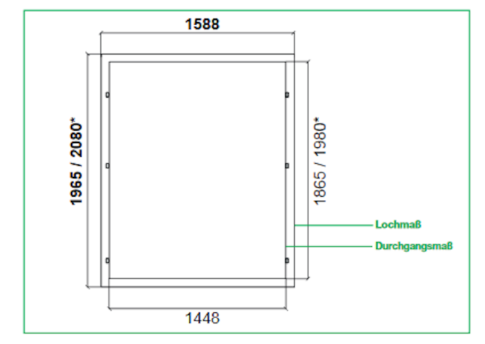 Wolff Finnhaus Doppel-Tür Hero XL 44 / 58 / 70 mm isolierverglast Bild