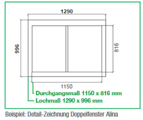 Wolff Finnhaus Doppel-Fenster Alina 28/34/40 mm isolierverglast