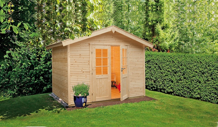 Wolff Finnhaus Gartenhaus Klassik 3024 Softline - 28 mm