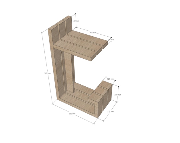 WWOO Designbeton-Outdoorküche Pete Bild