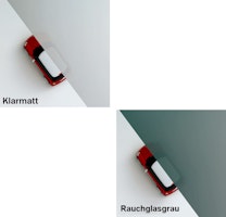 Ximax Carport Dachplatten-Musterpaket in rauchglasgrau und klarmatt