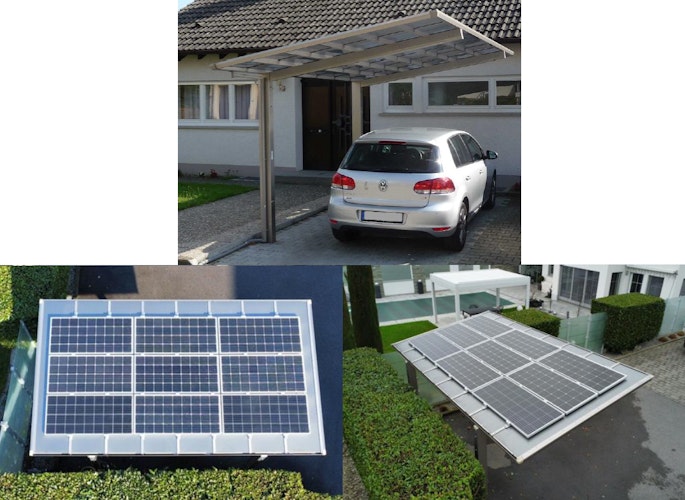 Ximax Solar-Carport Linea Typ 110 555 x 272 cm 