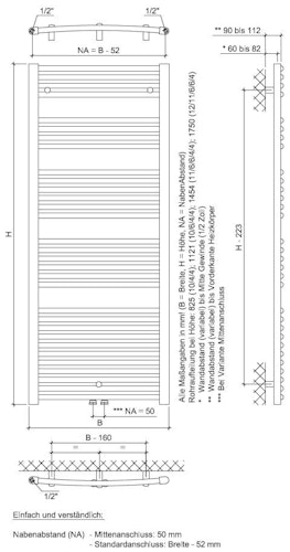 Ximax Badheizkörper ALPHA-C Bild