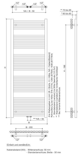 Ximax Badheizkörper C1 Bild