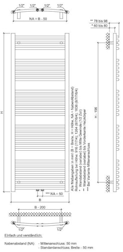 Ximax Badheizkörper C2 Bild