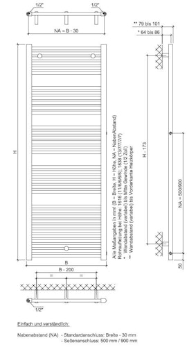 Ximax Badheizkörper HEKTOR-SA Bild