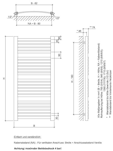 Ximax Badheizkörper K4