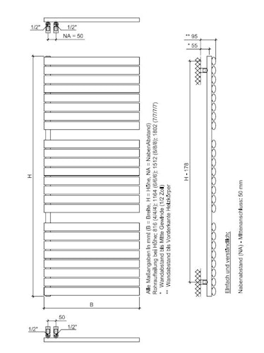 Ximax Badheizkörper Fortuna-Open - weiß
