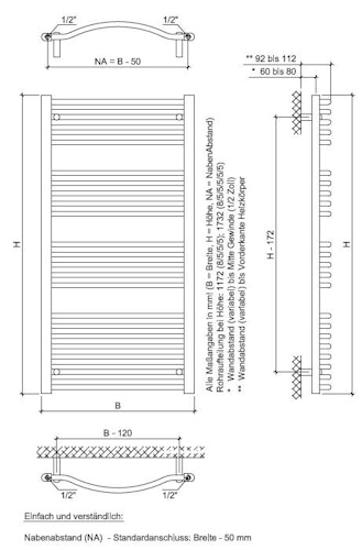 Ximax Badheizkörper C3