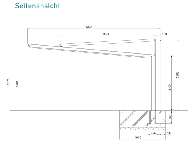 Ximax Carport MY-PORT-Next Typ 60 514 x 263 cm