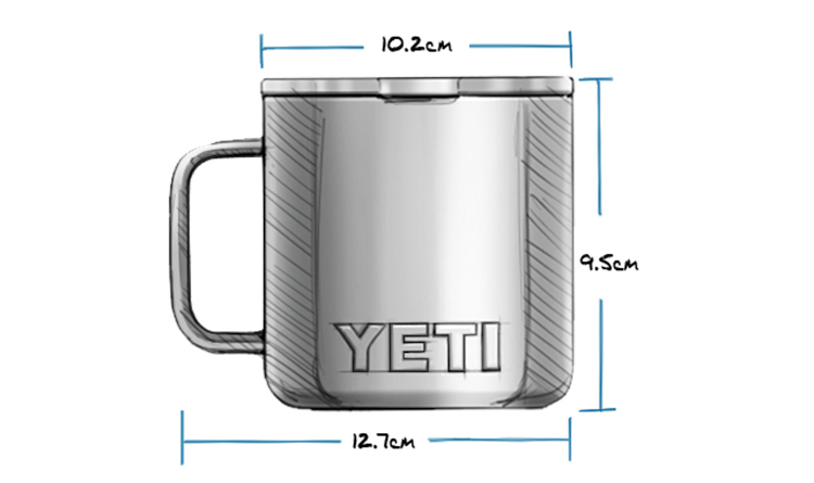 YETI Tasse RAMBLER 14 oz. (414 ml) - mit Magsslider Deckel