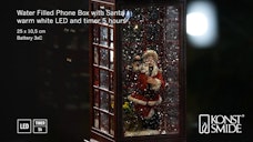 Vorschaubild Konstsmide Weihnachtsbeleuchtung  LED Telefonzelle mit Weihnachtsmann Bild