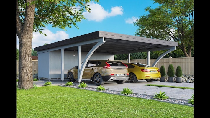 Palmako Carport Karl 40,6 m² | Mein-Gartenshop24