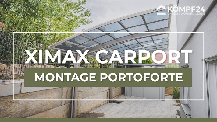 Ximax Carport Portoforte Typ 60 495 x 270 cm | Mein-Gartenshop24 | Carports