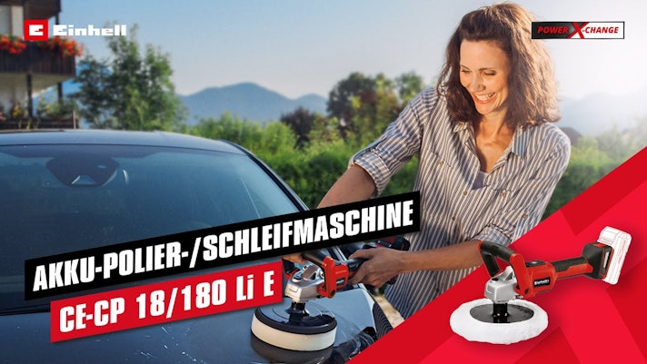 Einhell Akku-Polier- / Schleifmaschine CE-CP 18/180 Li E-Solo 2093320 |  KÖMPF24