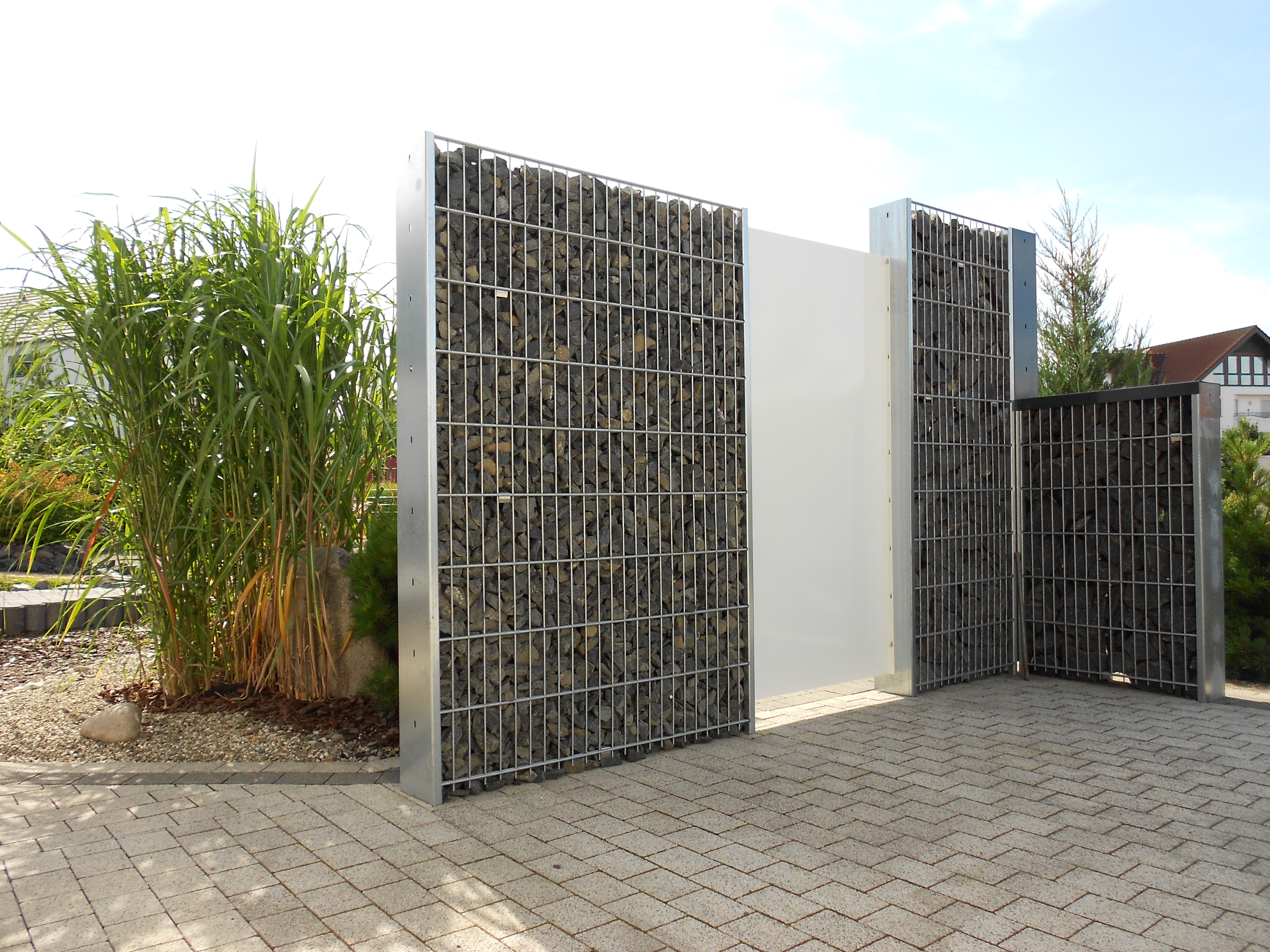 Vorschaubild Galerie Soest Gabione Komplettset 6/5/6
