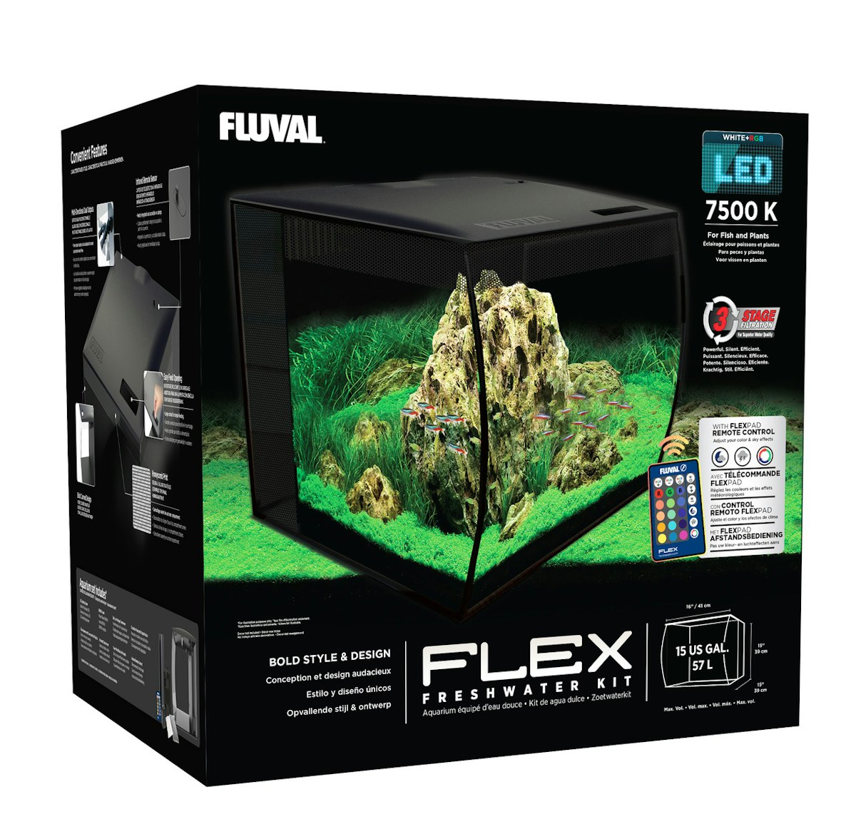FLUVAL Flex Nano-Aquarium-Set 57 Liter