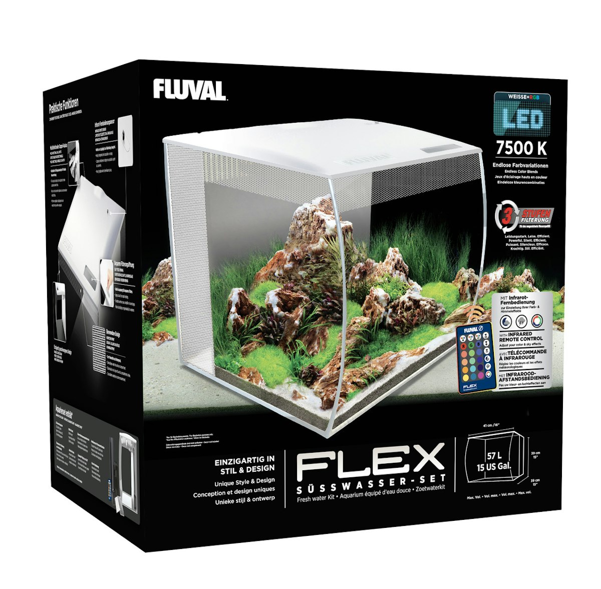 FLUVAL Flex Nano-Aquarium-Set 57 Liter