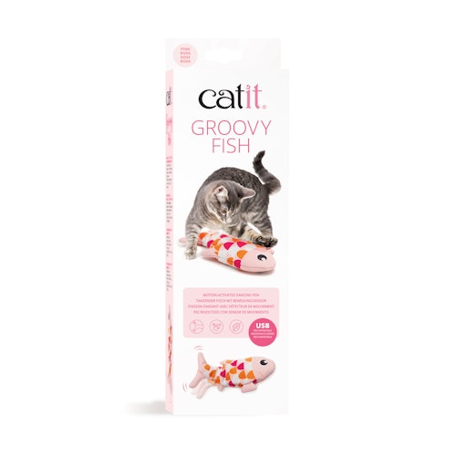 catit Groovy Zappelfisch Katzenspielzeug