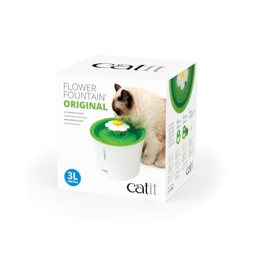 catit Blumentrinkbrunnen 3 Liter grün Katzentrinkbrunnen
