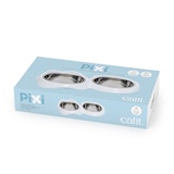 catit Pixi Doppelnapf 2 x 200 Milliliter weiß KatzenfutternapfZubehörbild