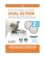 catit Fresh & Clear Premium Doppelfunktions-Ersatzfilter (2 Stück)