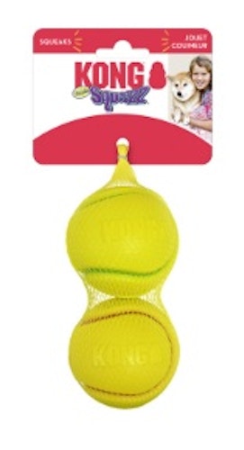 KONG Squeezz Tennis Medium 2er Pack Sortiert