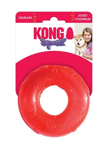 KONG Squeezz Ring Medium 10,8x3,2x10,8cm farblich sortiert