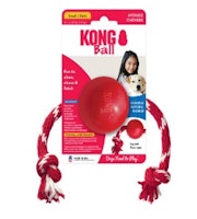 KONG Ball With Rope Small