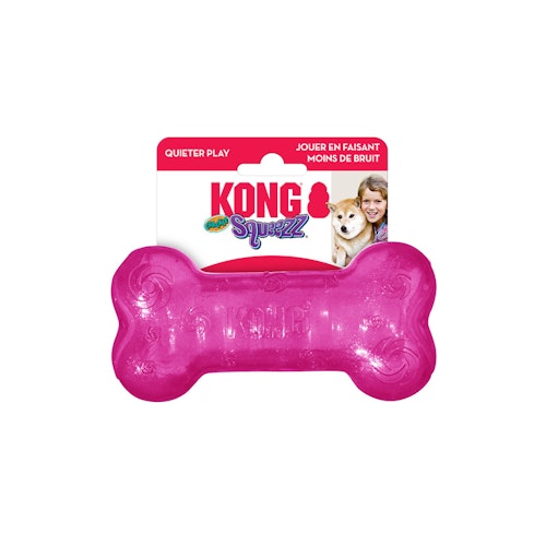 KONG Squeezz Crackle Bone Medium Sortiert