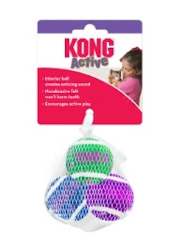 KONG Cat Tennis Balls with Bells